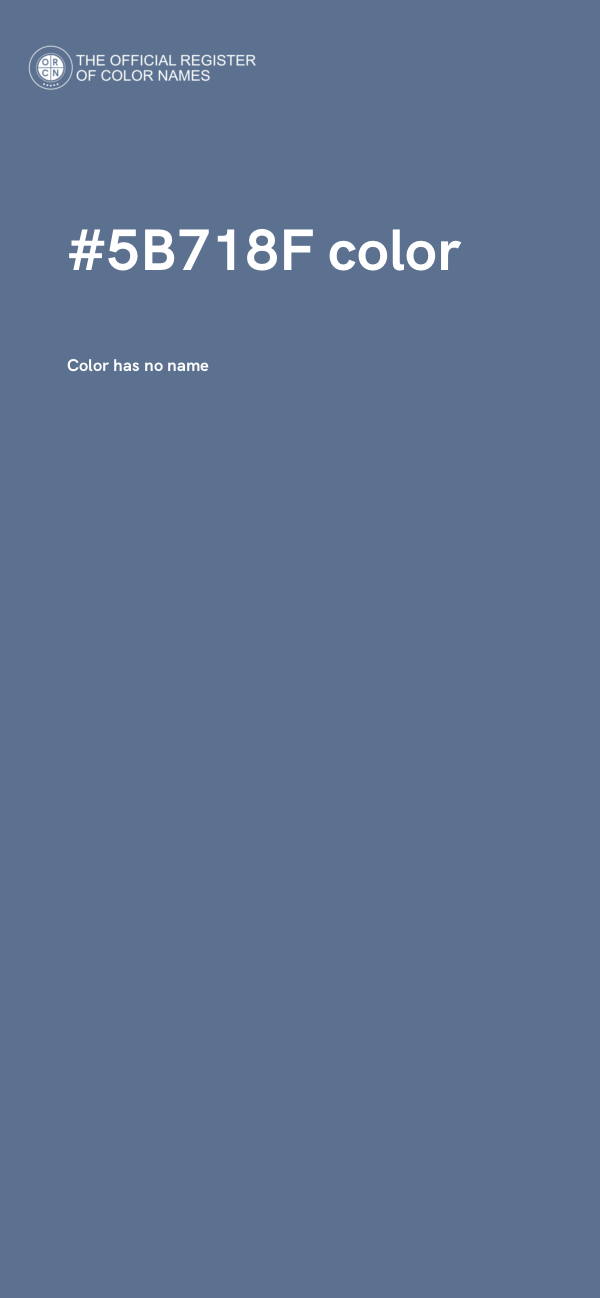 #5B718F color image