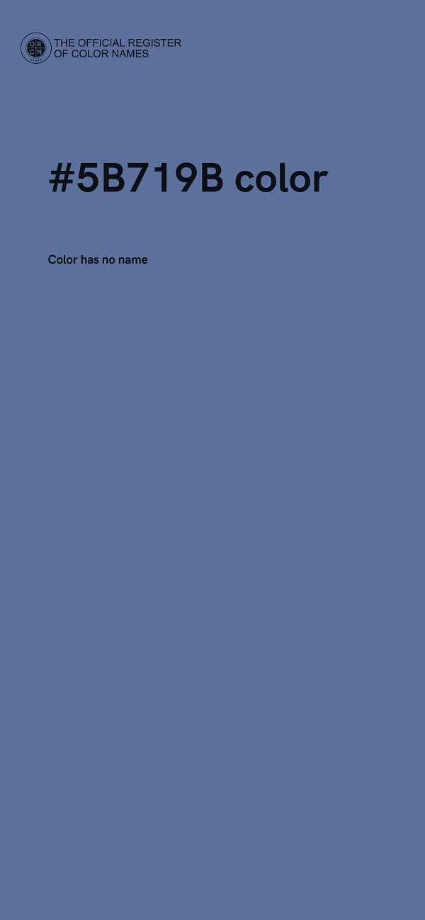 #5B719B color image