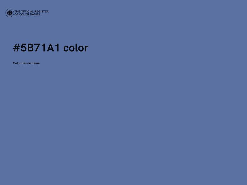 #5B71A1 color image