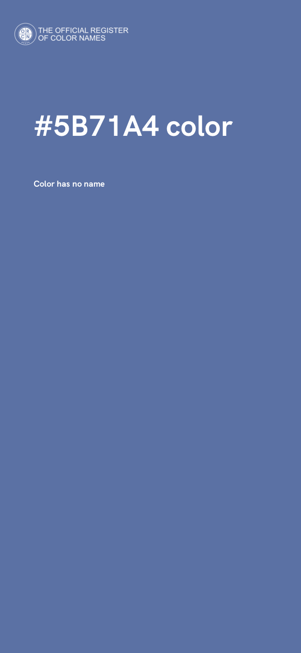#5B71A4 color image