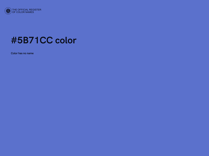 #5B71CC color image