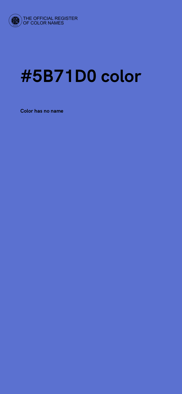 #5B71D0 color image