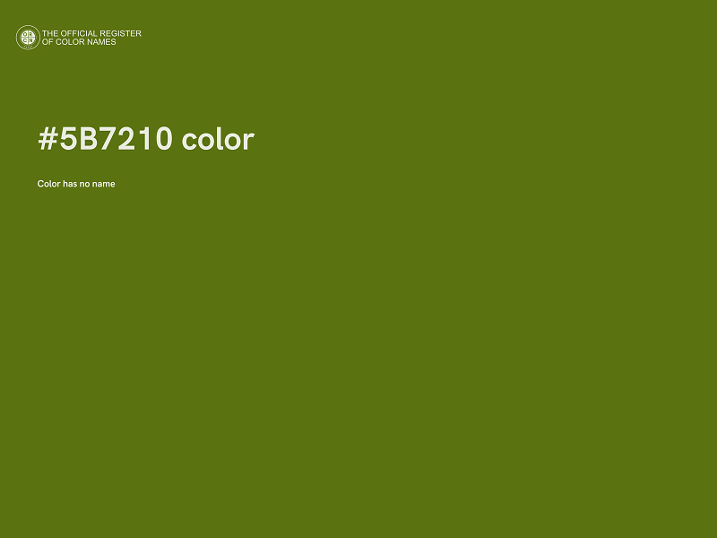 #5B7210 color image