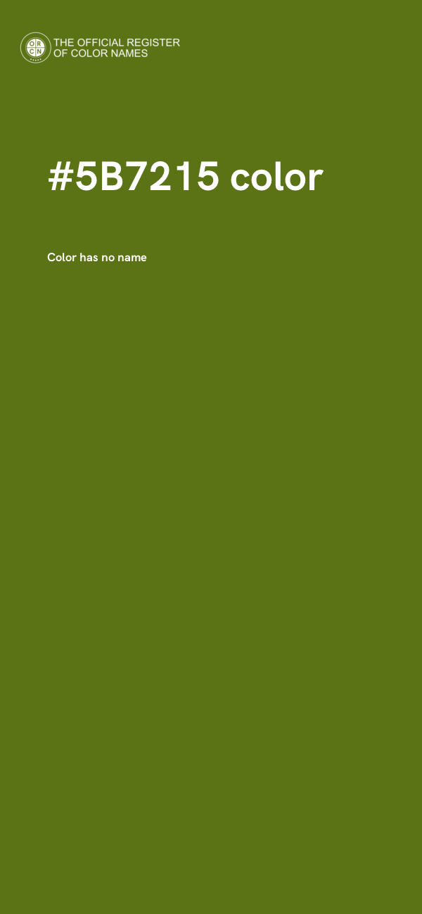 #5B7215 color image