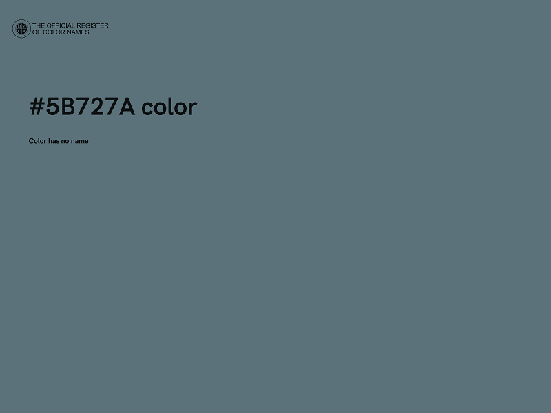 #5B727A color image