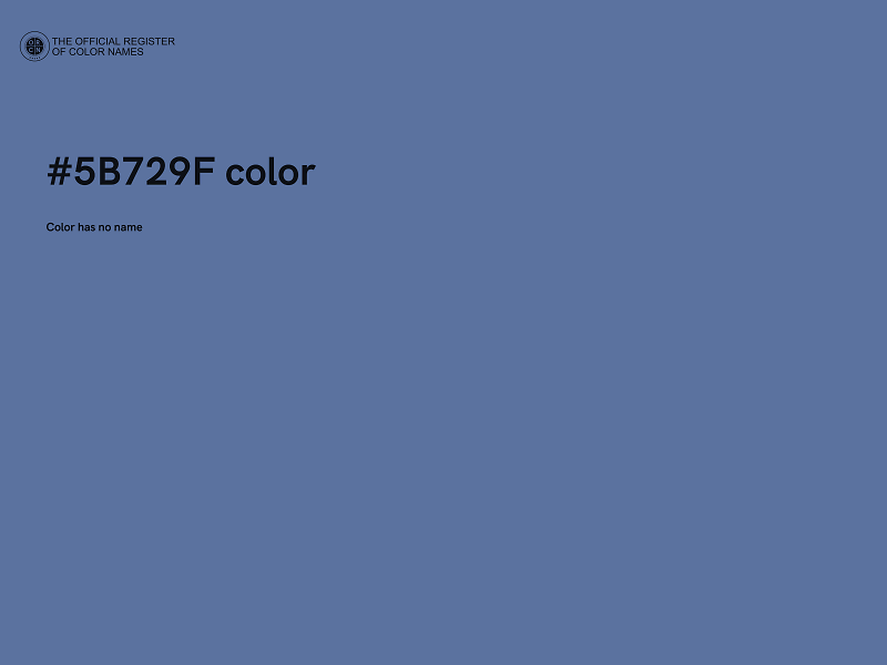 #5B729F color image