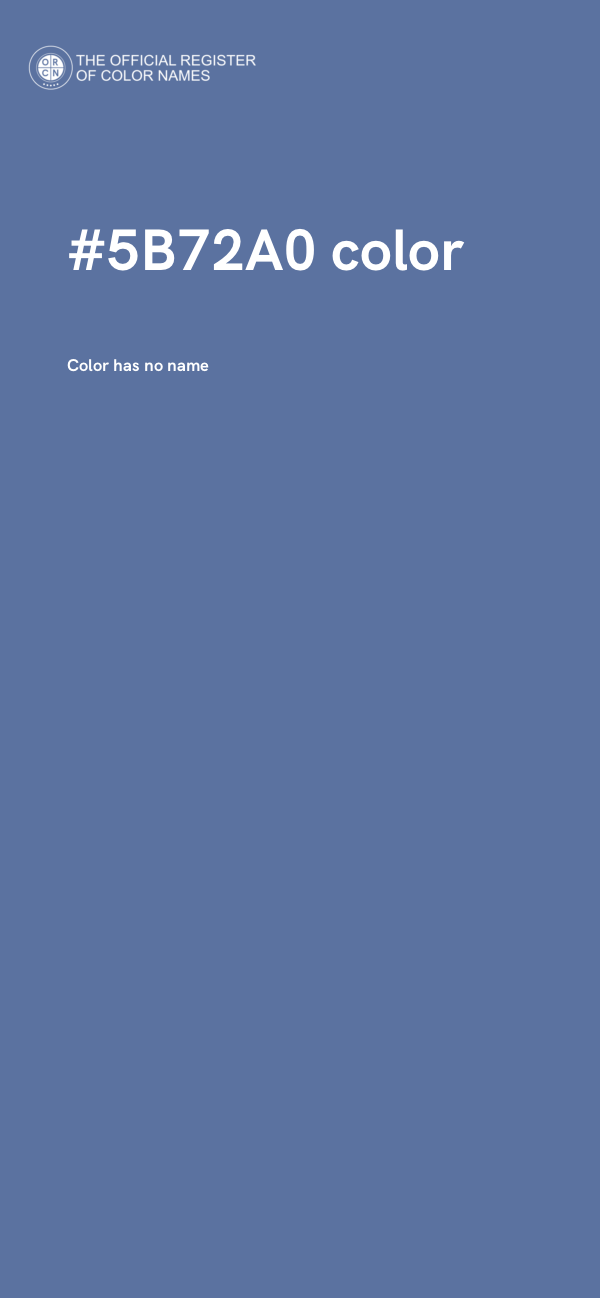 #5B72A0 color image