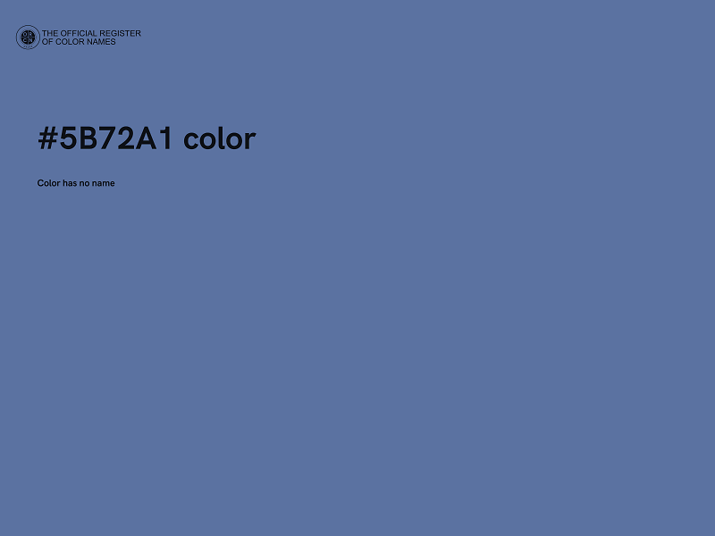 #5B72A1 color image