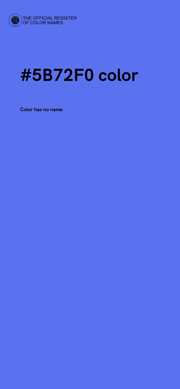 #5B72F0 color image