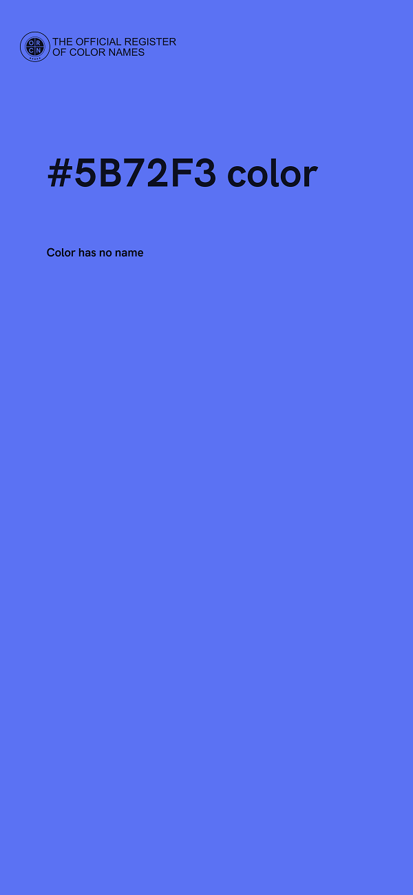 #5B72F3 color image