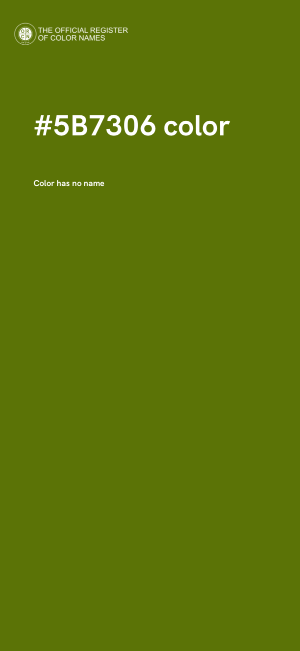 #5B7306 color image