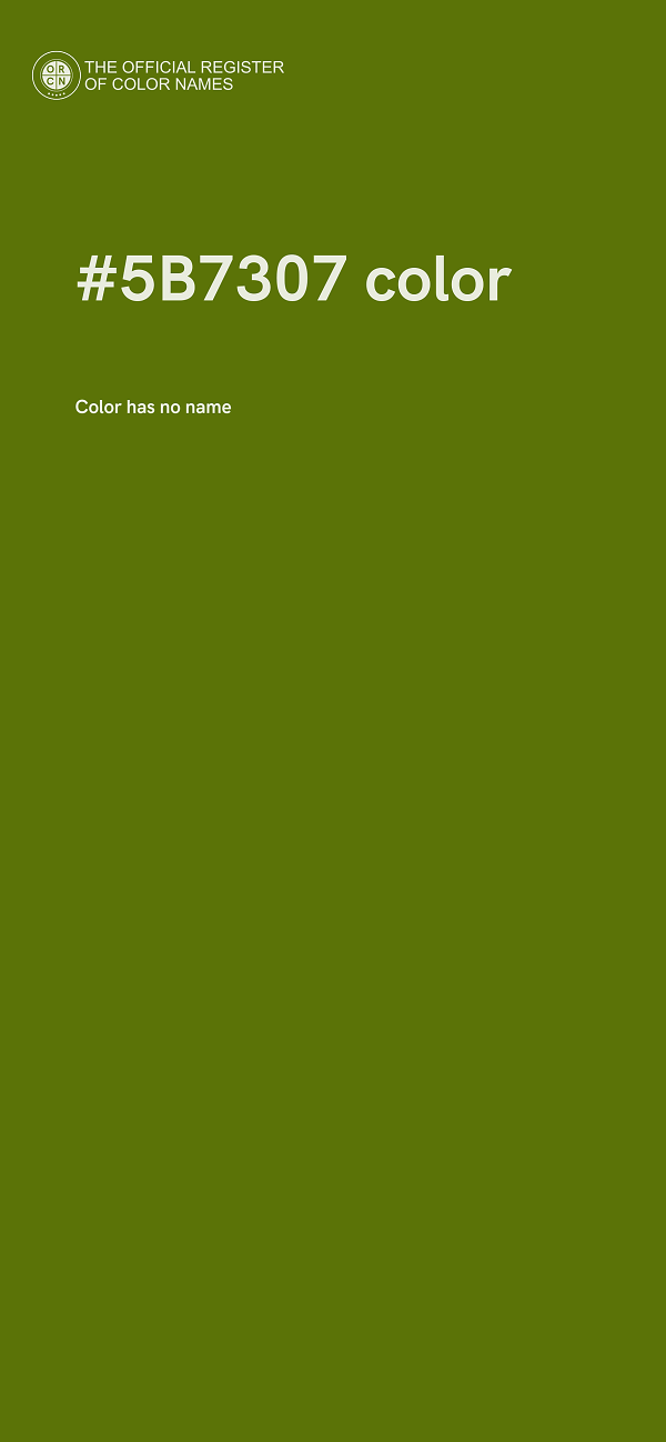 #5B7307 color image