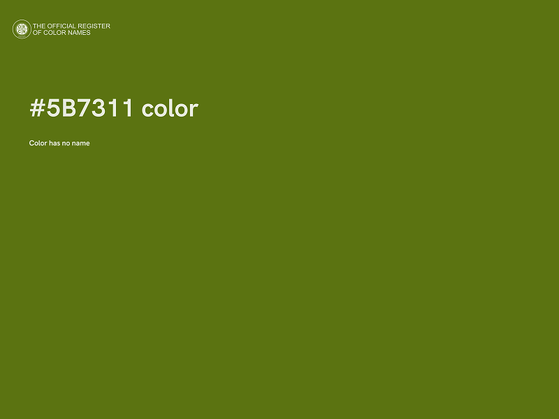 #5B7311 color image