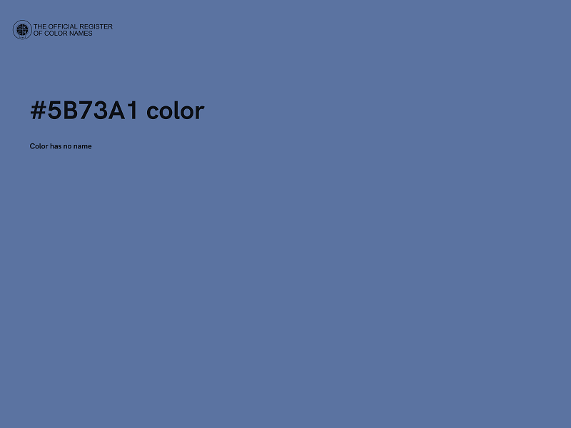 #5B73A1 color image