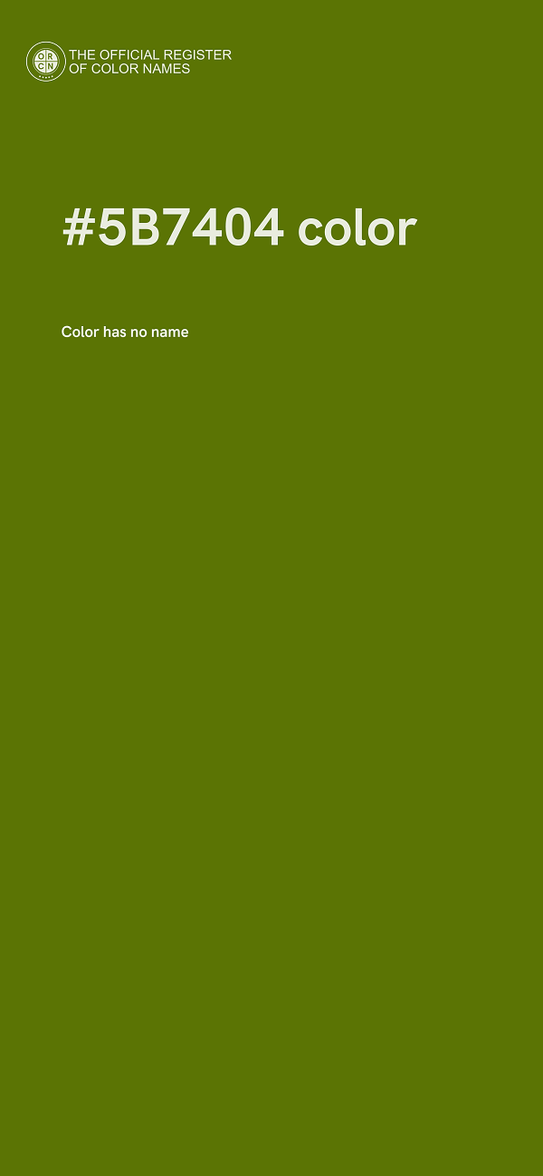 #5B7404 color image