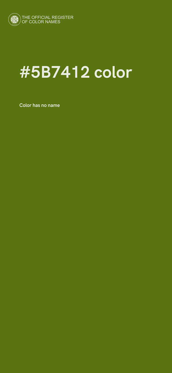 #5B7412 color image