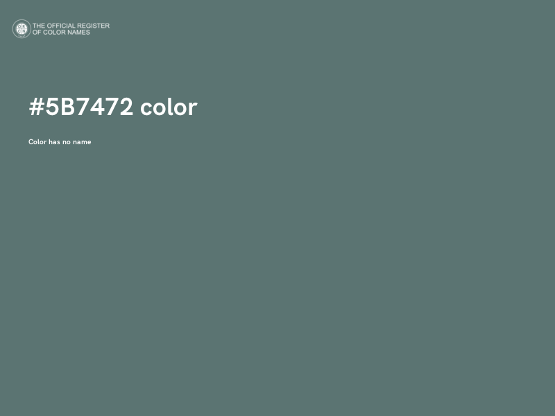 #5B7472 color image