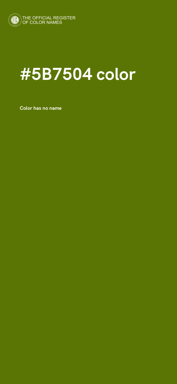 #5B7504 color image