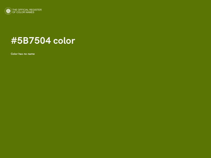 #5B7504 color image