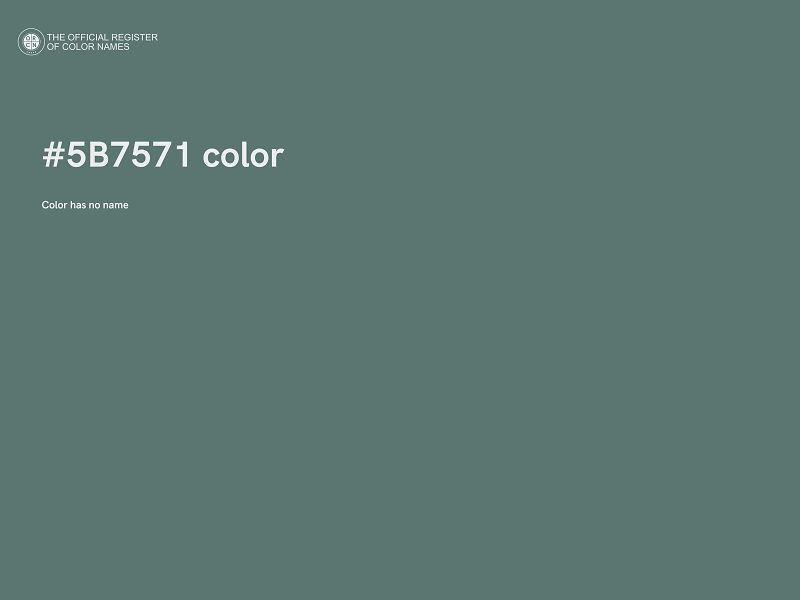 #5B7571 color image
