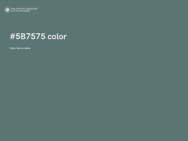 #5B7575 color image