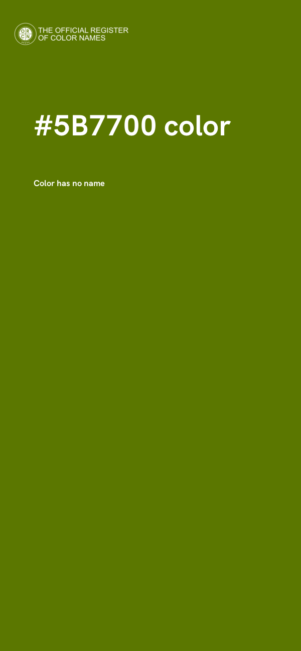 #5B7700 color image