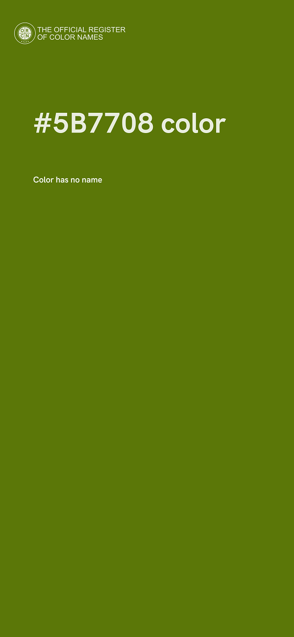 #5B7708 color image