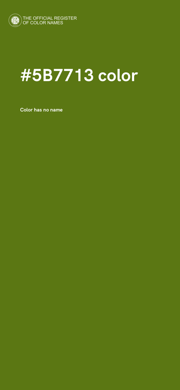 #5B7713 color image