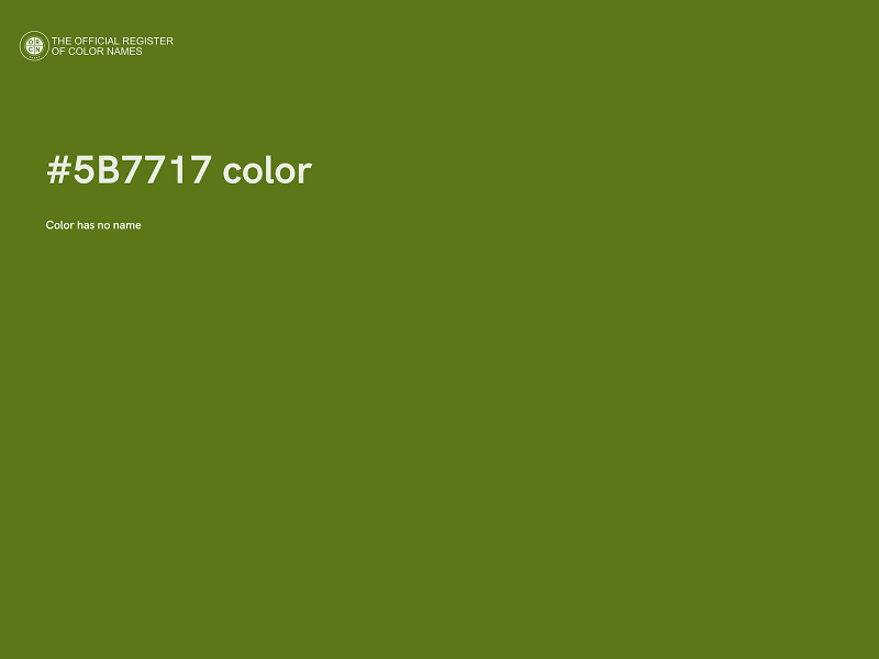 #5B7717 color image