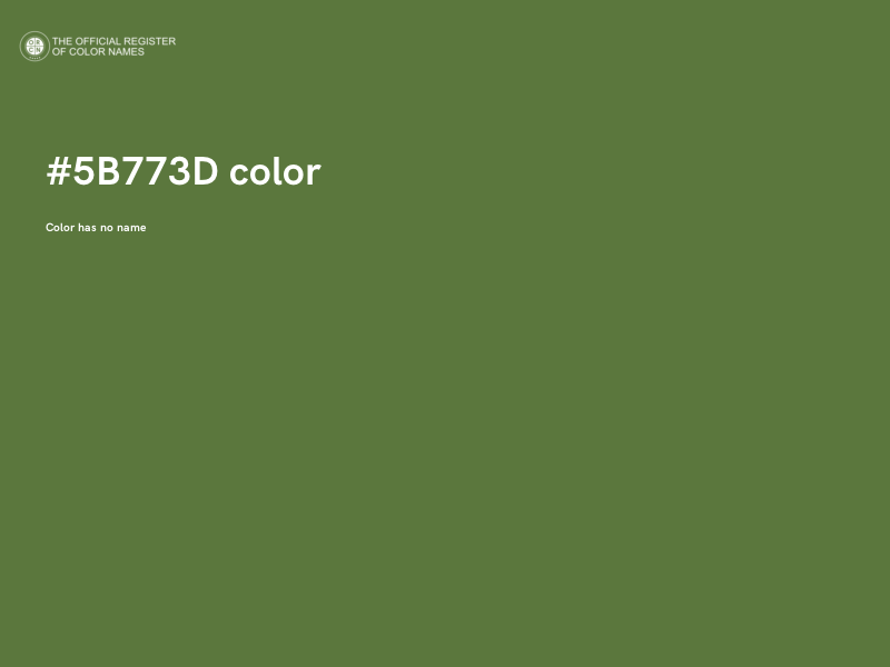 #5B773D color image