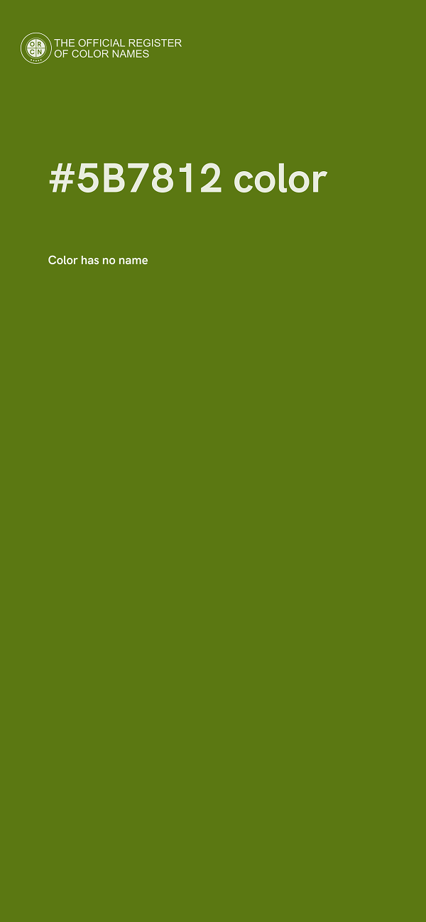 #5B7812 color image