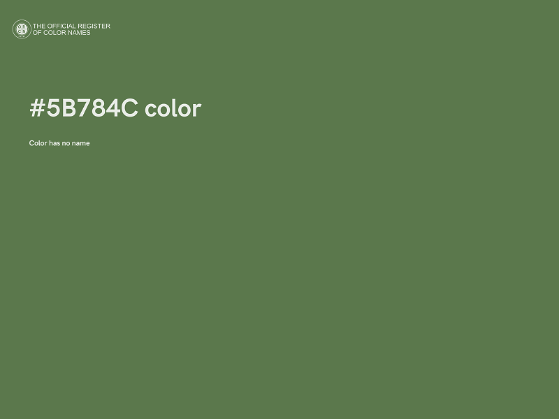 #5B784C color image