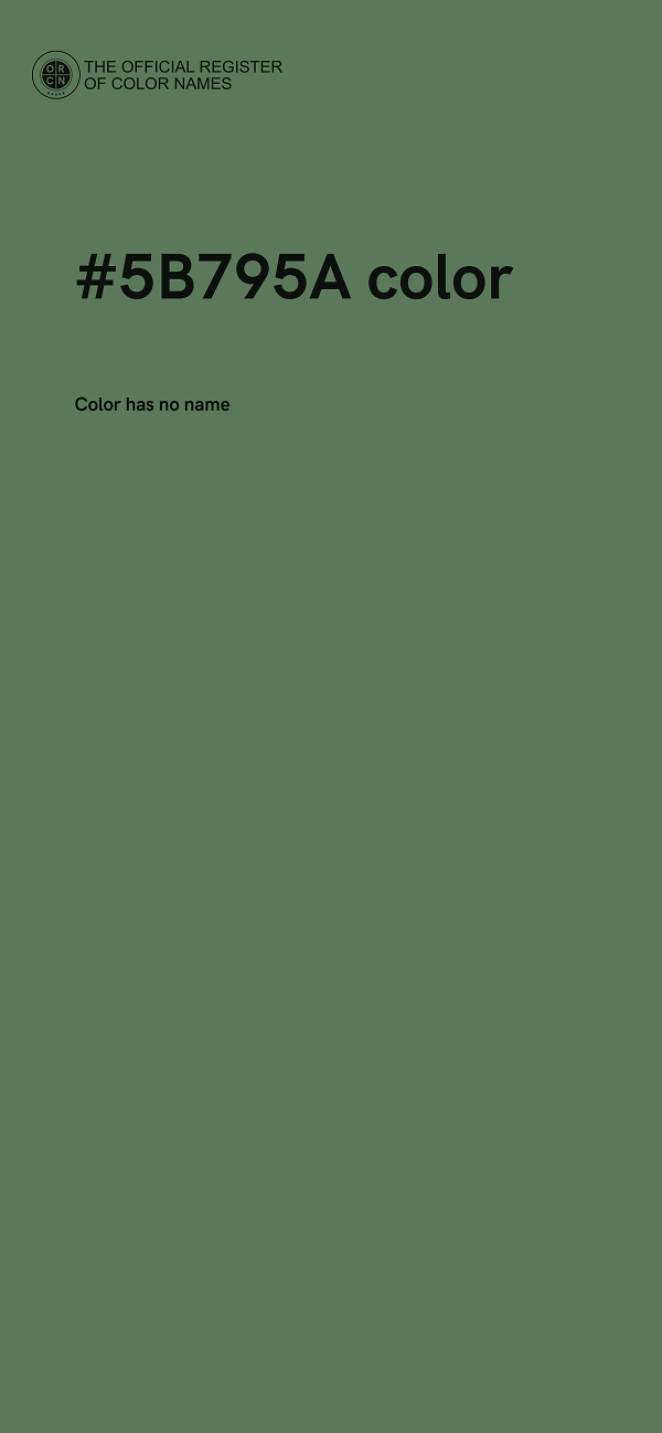 #5B795A color image