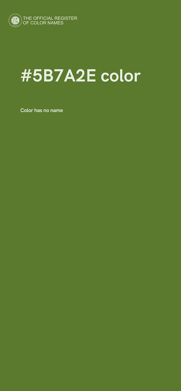 #5B7A2E color image