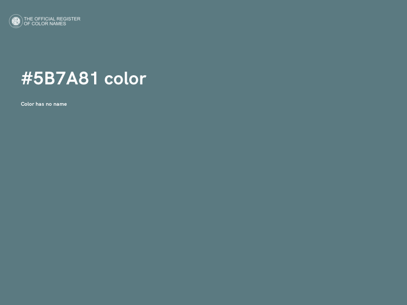 #5B7A81 color image