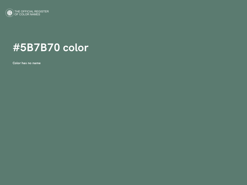 #5B7B70 color image