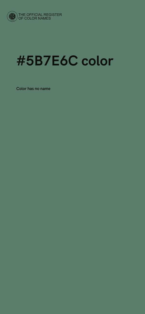 #5B7E6C color image