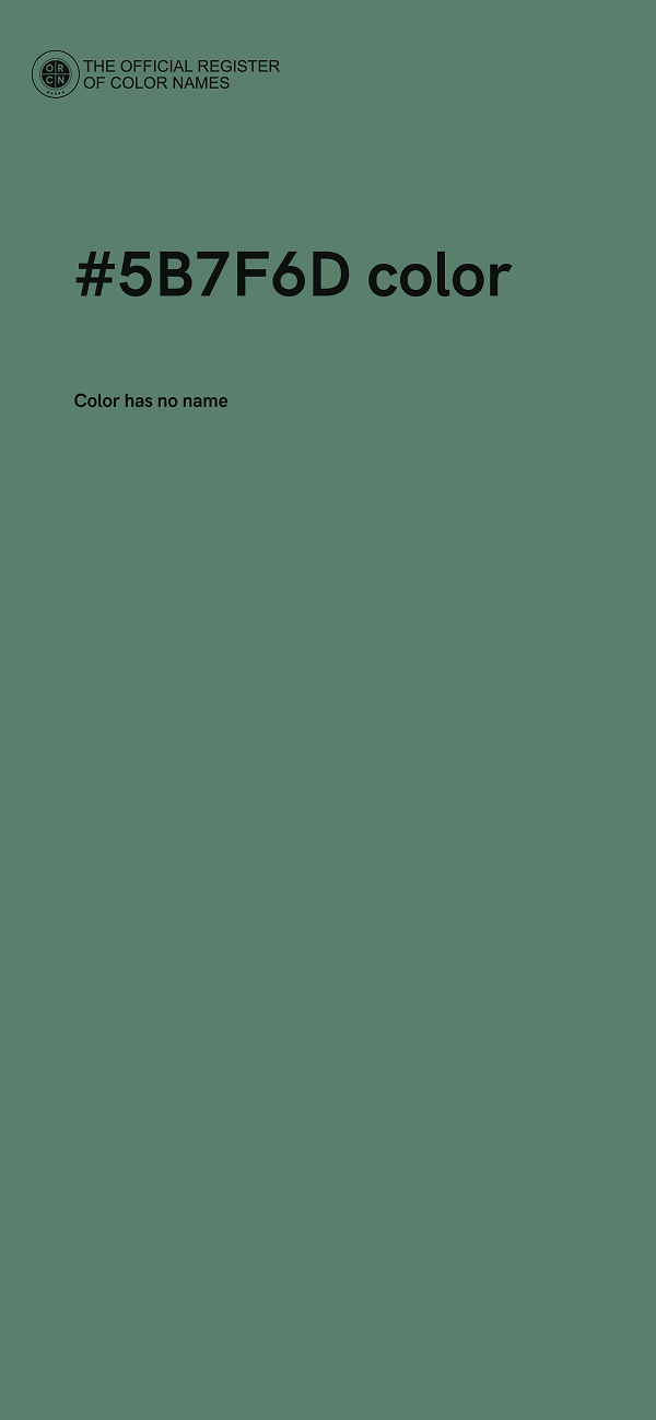 #5B7F6D color image