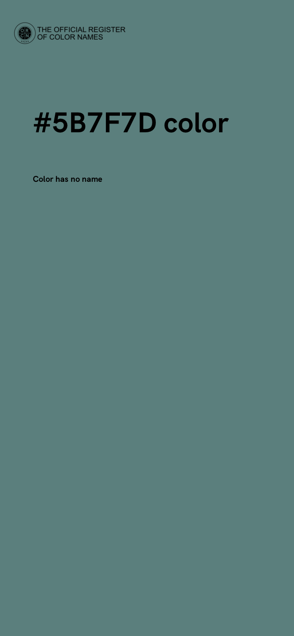 #5B7F7D color image