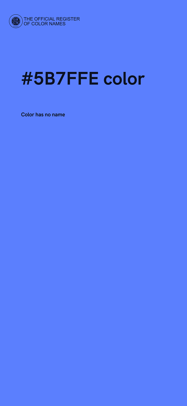 #5B7FFE color image
