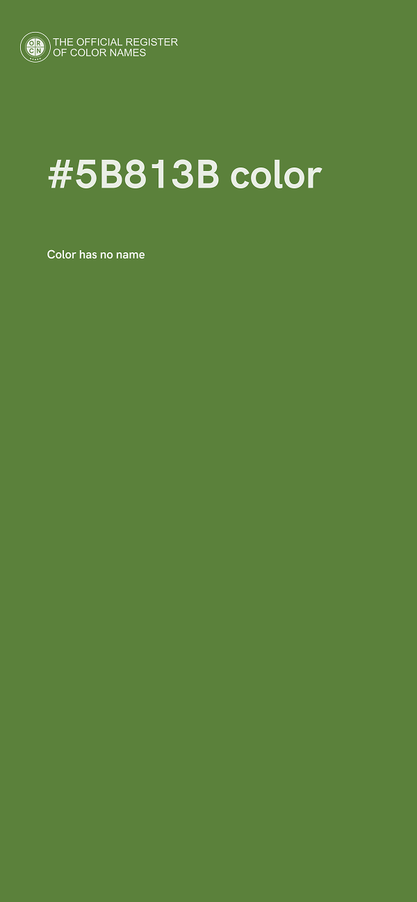 #5B813B color image