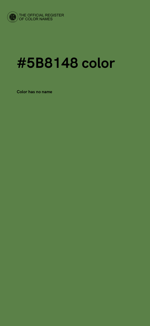 #5B8148 color image