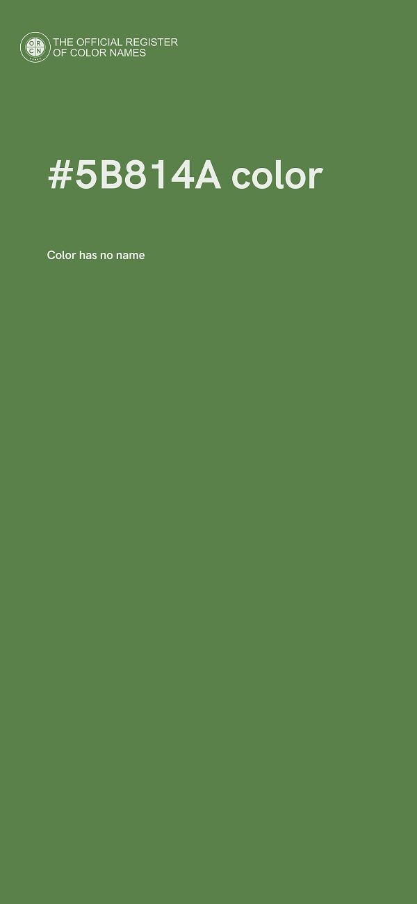 #5B814A color image