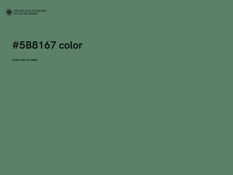 #5B8167 color image