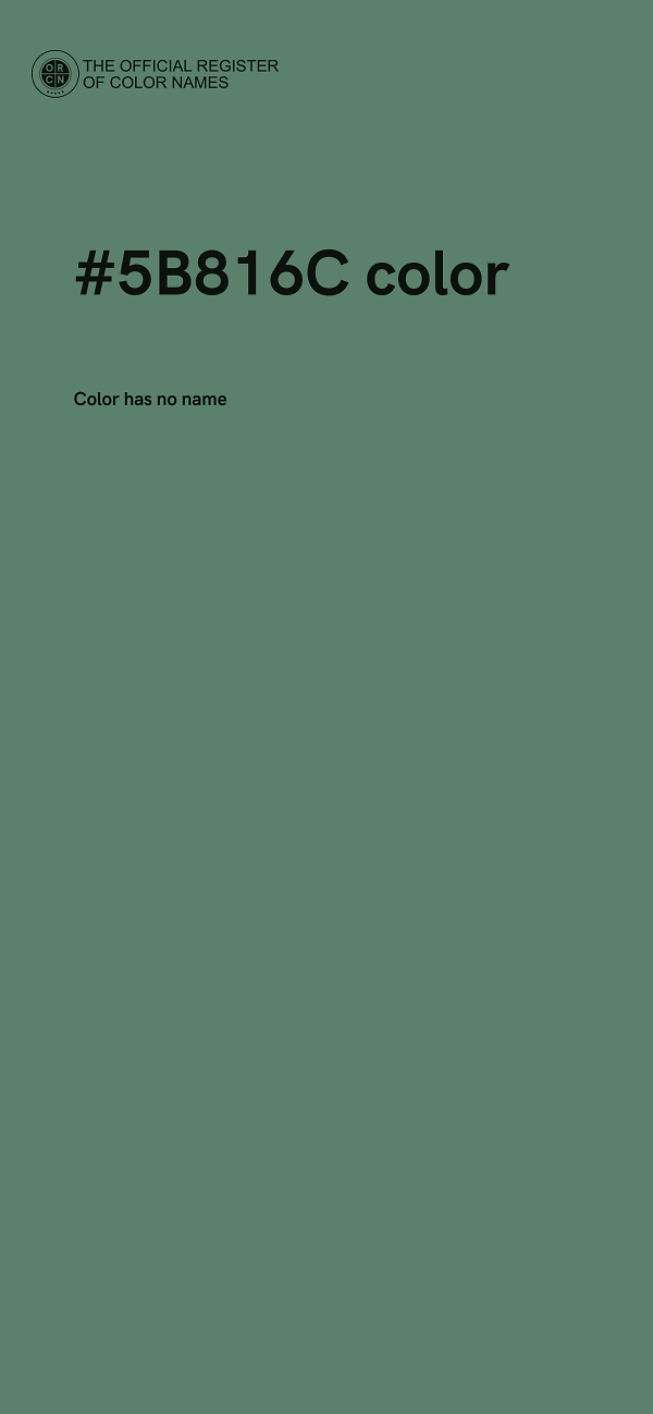 #5B816C color image