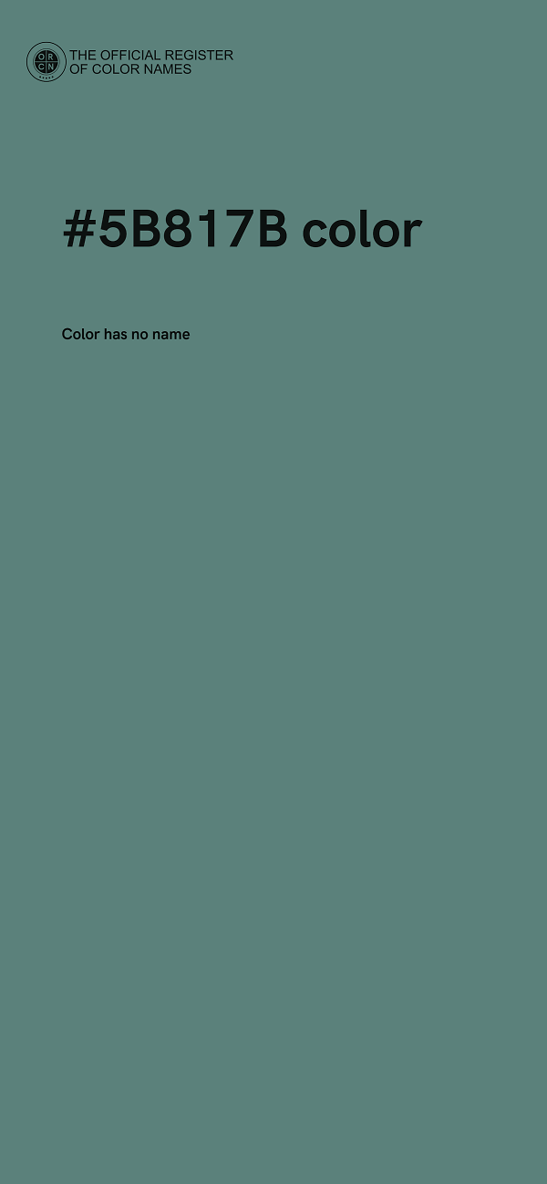 #5B817B color image