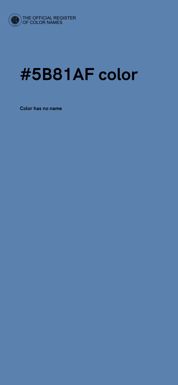 #5B81AF color image