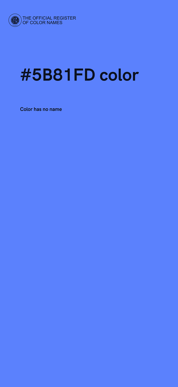 #5B81FD color image