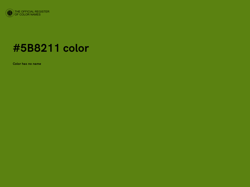 #5B8211 color image