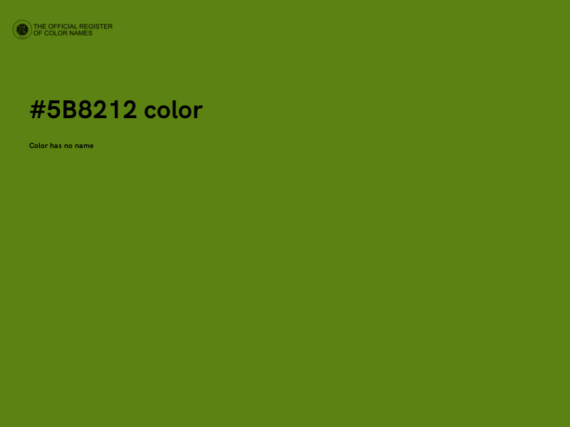 #5B8212 color image